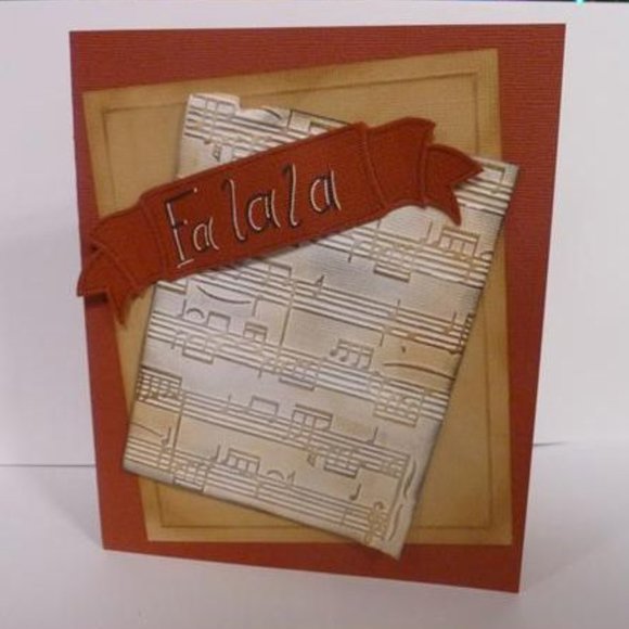 Darice 4” x 6” embossing folder - SHEET MUSIC - Picture 11 of 11
